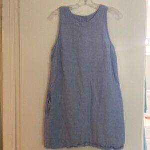 J. Crew Blue Sleeveless Dress